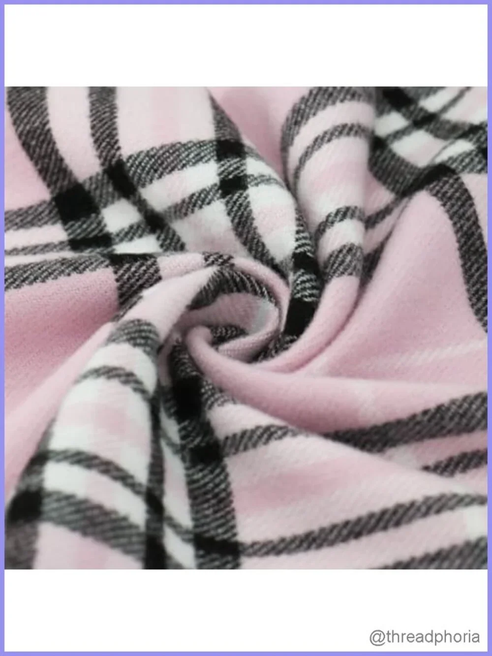 Luxurious Soft Tartan Tassel Scarf Lightweight Cold Weather Essential